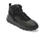 Ghete GEOX negre, U46FDC, din piele naturala