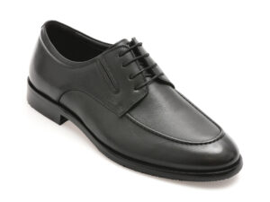 Mocasini eleganti EPICA negri, G32, din piele naturala