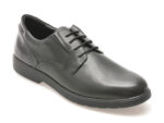 Pantofi GEOX negri, U35EFA, din piele naturala
