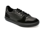 Pantofi GEOX negri, U455WB, din piele naturala