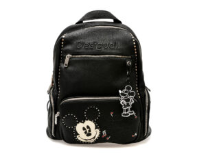 Rucsac DESIGUAL negru, SAKP17, din piele ecologica