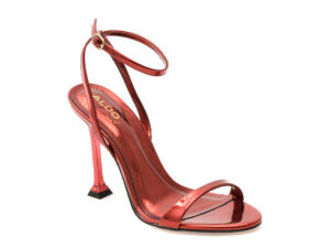 Sandale elegante ALDO rosii, LYDALA-SE 640, din piele ecologica