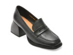 Mocasini EPICA negri, 37866N, din piele naturala