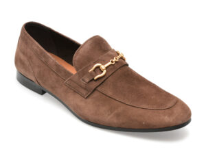 Mocasini eleganti ALDO maro, MARINHO201, din piele intoarsa