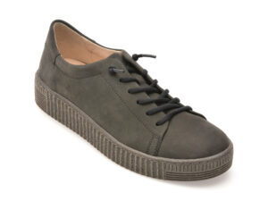 Pantofi GABOR gri, 53331, din piele intoarsa