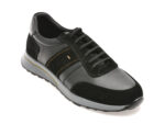 Pantofi OTTER negri, 6541, din piele naturala