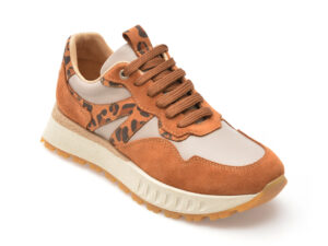 Pantofi EPICA gri, 4222857, din piele naturala
