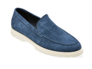 Mocasini ALDO bleumarin, SEATIDE 410, din piele intoarsa