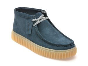 Ghete CLARKS bleumarin, TORHHI, din piele intoarsa