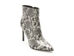 Botine elegante EPICA gri, E23278B, din piele naturala