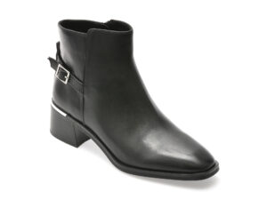 Botine ALDO negre, SIRAVETH 001, din piele naturala