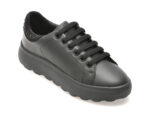 Pantofi GEOX negri, D46TCB, din piele naturala