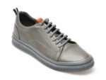Pantofi OTTER gri, AST1, din piele naturala