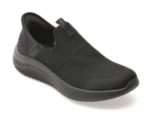 Pantofi sport SKECHERS negri, ULTRA FLEX 3.0, din material textil