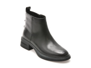 Ghete EPICA negre, L353R, din piele naturala