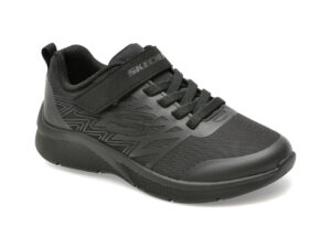 Pantofi sport SKECHERS negri, MICROSPEC, din material textil