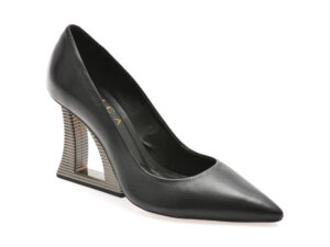 Pantofi eleganti EPICA negri, 2443004, din piele naturala