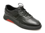 Pantofi OTTER negri, NR02, din piele naturala