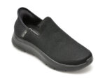 Pantofi sport SKECHERS negri, GO WALK FLEX, din material textil