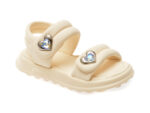 Sandale SELECTION KIDS albe, 6015, din piele ecologica
