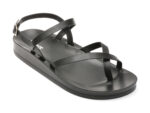 Sandale IMAGE negre, 110728, din piele ecologica