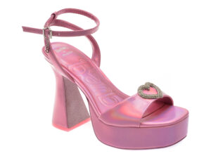 Sandale elegante ALDO roz, BARBIEPARTY 650, din piele ecologica