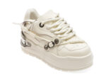 Pantofi GRYXX albi, 80251, din piele naturala