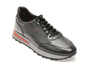 Pantofi OTTER negri, 231181, din piele naturala