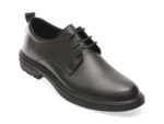 Pantofi OTTER negri, A60, din piele naturala