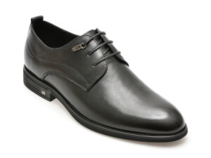Pantofi OTTER negri, 37026, din piele naturala