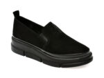 Pantofi EPICA negri, 387309, din piele intoarsa