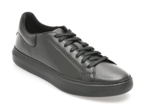 Pantofi GEOX negri, U455WD, din piele naturala