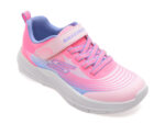 Pantofi sport SKECHERS roz, MICROSPEC ADVANCE, din material textil