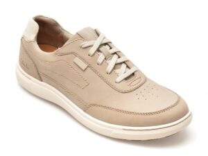 Pantofi CLARKS gri, MAPSTONE TRAIL, din nabuc