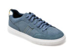Pantofi GEOX albastri, U45B3B, din piele ecologica