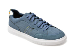 Pantofi GEOX albastri, U45B3B, din piele ecologica