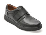 Pantofi CLARKS negri, UN ABODE STRAP, din piele naturala