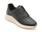 Pantofi sport SKECHERS negri, ARCH COMFORT B SWEET, din piele ecologica
