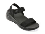 Sandale SKECHERS negre, GO WALK ARCH FIT SANDAL, din material textil