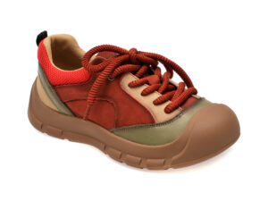 Pantofi GRYXX rosii, 7101, din piele naturala