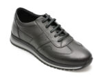 Pantofi OTTER negri, TUR28, din piele naturala