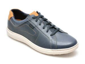 Pantofi CLARKS bleumarin, MAPSTONE LACE, din piele naturala