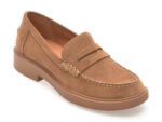 Mocasini GEOX maro, D25QRA, din piele intoarsa