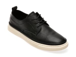 Pantofi OTTER negri, 5159, din piele naturala