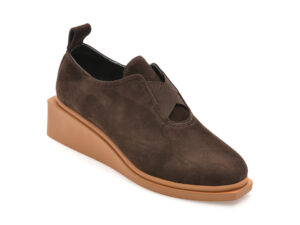 Pantofi EPICA maro, 3642506, din piele intoarsa