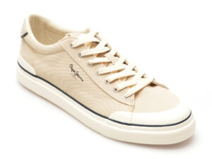 Pantofi PEPE JEANS gri, BEN BASIC, din material textil