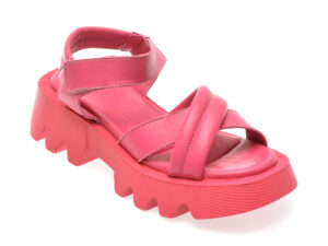 Sandale GRYXX fucsia, 13103, din piele naturala