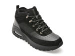 Ghete SKECHERS negre, UNO RUGGED, din material textil