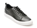 Pantofi OTTER negri, AST1, din piele naturala
