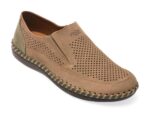 Pantofi RIEKER maro, B2464, din piele naturala